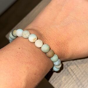 Natural unpolished amazonite bracelet